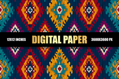 Colorful Fabric Digital Paper Product Image 1