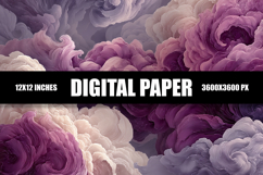 Smooth Smoke Digital Paper Product Image 1