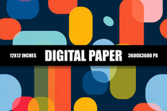 Abstract Colorful Digital Paper Product Image 1