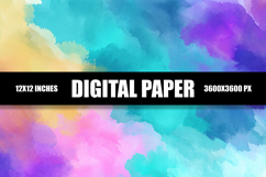 Colorful Texture Digital Paper Product Image 1