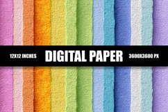 Colorful Stripes Digital Paper Product Image 1