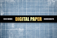 Old Blue lined Digital Paper Product Image 1