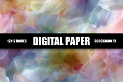 Colorful Watercolor Digital Paper Product Image 1