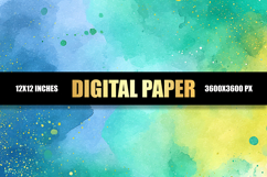 Watercolor Digital Paper Product Image 1