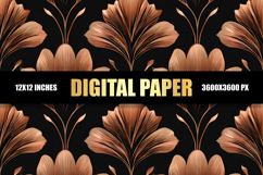 Floral Digital Paper Product Image 1