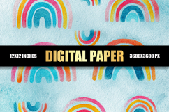 Round Cloud Digital Paper Product Image 1