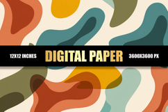 Abstract Shapes Digital Paper Product Image 1
