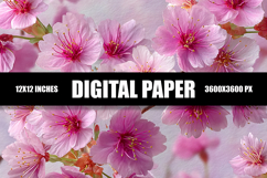 Floral Digital Paper Product Image 1