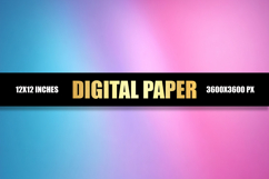 Pink Blue Gradient Digital Paper Product Image 1