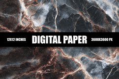 Black Marble Digital Paper Product Image 1