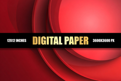 Red Abstract Digital Paper Product Image 1
