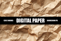Brown Paper Digital Paper Product Image 1