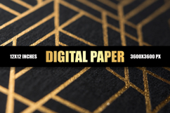 Elegant Gold Pattern Digital Paper Product Image 1