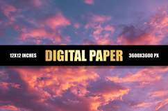 Cloudy Sky Digital Paper Product Image 1