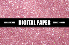 Pink Glitter Digital Paper Product Image 1