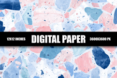 Terrazzo Pattern Digital Paper Product Image 1