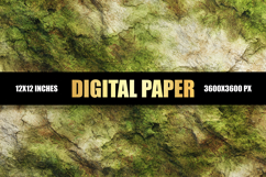 Green Texture Digital Paper Product Image 1