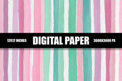 Colorful Stripes Digital Paper Product Image 1