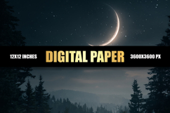 Night Sky Digital Paper Product Image 1