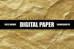 Golden Texture Digital Paper Product Image 1