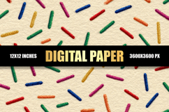 Colorful Particles Digital Paper Product Image 1