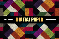 Colorful Shapes Digital Paper Product Image 1
