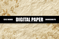 Texture With Floral Digital Paper Product Image 1