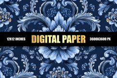 Floral Digital Paper Product Image 1