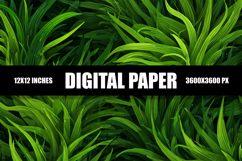 Green Grass Digital Paper Product Image 1