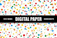 Colorful Circles Digital Paper Product Image 1