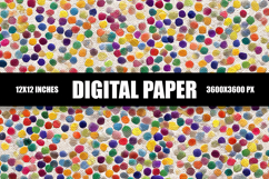 Colorful Circles Digital Paper Product Image 1