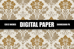Floral Digital Paper Product Image 1