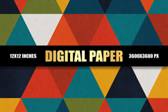 Abstract Colorful Shapes Digital Paper Product Image 1