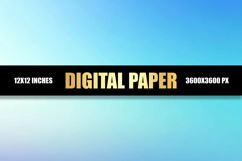 Blue Gradient Digital Paper Product Image 1