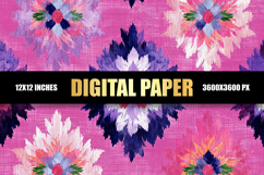 Watercolor Floral Digital Paper Product Image 1