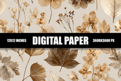 Floral Digital Paper Product Image 1