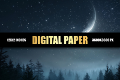 Night Sky Digital Paper Product Image 1