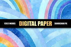 Round Cloud Digital Paper Product Image 1