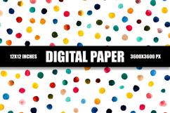 Colorful Circles Digital Paper Product Image 1