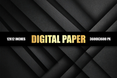 Black Texture Digital Paper Product Image 1