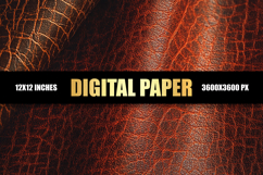 Leather Texture Digital Paper Product Image 1