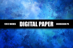 Blue Texture Digital Paper Product Image 1