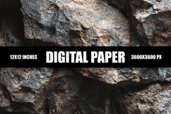 Rock Digital Paper Product Image 1