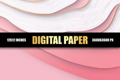 Pink and White Digital Paper Product Image 1