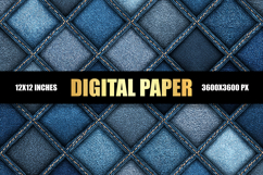 Blue Jeans Digital Paper Product Image 1