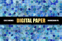 Colorful Ceramic Tile Digital Paper Product Image 1