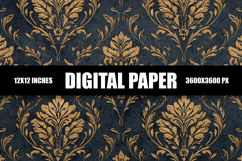 Vintage Floral Digital Paper Product Image 1