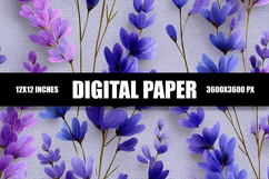 Felt Lavender Digital Paper Product Image 1