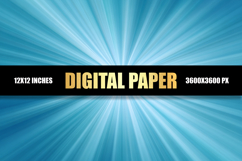 Blue Zoom Motion Effect Digital Paper Product Image 1