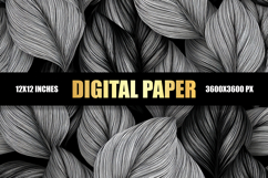 Leaves Digital Paper Product Image 1